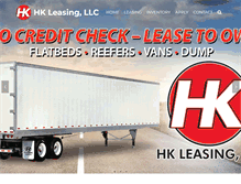 Tablet Screenshot of hktrailers.com